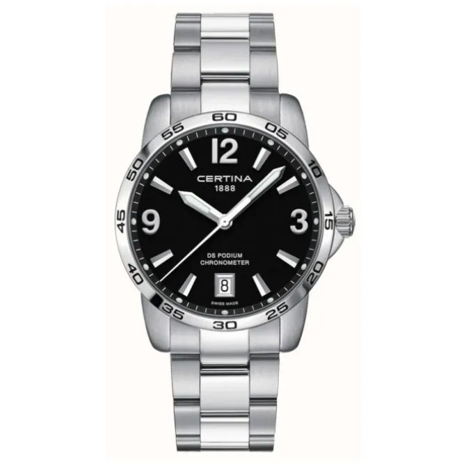 Herren Uhr "DS PODIUM 40MM" Quarz Stahl