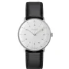 Herren Uhr "MAX BILL" Automatik Leder schwarz