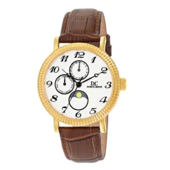 Herren Uhr Quarz Leder braun