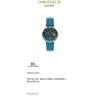 Herren Uhr Quarz Silikon dunkelblau