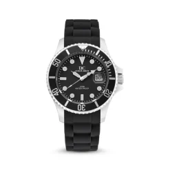 Herren Uhr Quarz Silikon schwarz