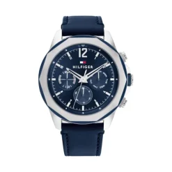Herren Uhr "SPORT" Quarz Leder blau
