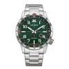 Herren Uhr "SPORTS" Eco Drive Stahl