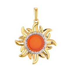 Karneol Topas Collier 