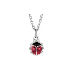 Kinder Anh&auml;nger "Marienk&auml;fer" Silber 925