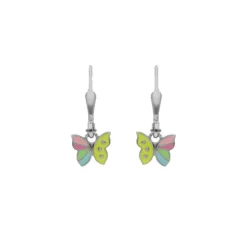 Kinder Ohrringe "Schmetterling" Silber 925