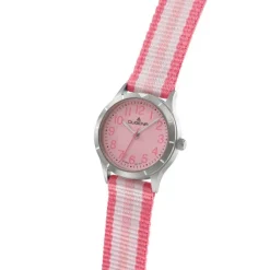 Kinder Uhr "ADVENTURE KIDZ" Quarz Textil rosa