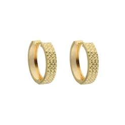 Klappcreolen Gold 585 diamantiert