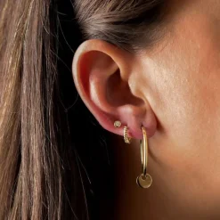 Klappcreolen "twist" Gold 585