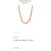 Korallen Collier Silber 925