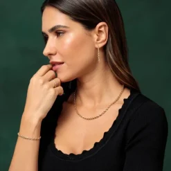 Kordelarmkette Gold 585