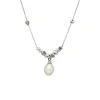 Kulturperlen Diamant Collier Wei&szlig;gold 750 - Privatbesitz