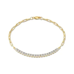 Lab Grown Diamond Armkette Gold 585 im Brillantschliff zus. 0,25 ct.