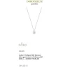 Lab Grown Diamond Collier Wei&szlig;gold 585 im Brillantschliff 0,50 ct.