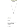 Lab Grown Diamond Collier Wei&szlig;gold 585 im Smaragdschliff zus. 0,75 ct.