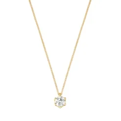 Lab Grown Diamond Collier Gold 585 im Brillantschliff 0,50 ct.