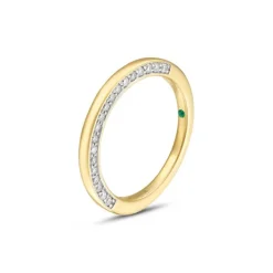 Lab Grown Diamond Memoryring Gold 585 im Brillantschliff zus. 0,38 ct.