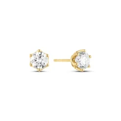 Lab Grown Diamond Ohrstecker Gold 585 im Brillantschliff zus. 1,00 ct.