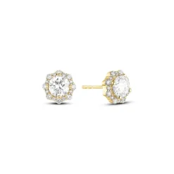 Lab Grown Diamond Ohrstecker Gold 585 im Brillantschliff zus. 1,26 ct.