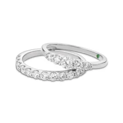 Lab Grown Diamond Ring Wei&szlig;gold 585 im Brillantschliff zus. 0,50 ct.