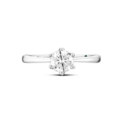 Lab Grown Diamond Solit&auml;r Ring Wei&szlig;gold 585 im Brillantschliff 0,75 ct.