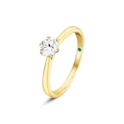 Lab Grown Diamond Solit&auml;r Ring Gold 585 im Brillantschliff 0,50 ct.