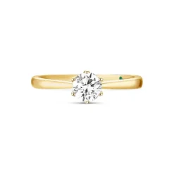 Lab Grown Diamond Solit&auml;r Ring Gold 585 im Brillantschliff 0,50 ct.