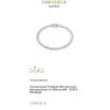 Lab Grown Diamond Tennisarmband Wei&szlig;gold 585 im Brillantschliff zus. 7,50 ct. (ca. 18cm)