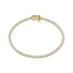 Labor Diamant Tennisarmband Gold 585 im Brillantschliff zus. 2,75 ct. (ca. 17cm)