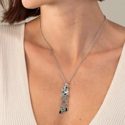 Markasit Collier "Katze" Silber 925