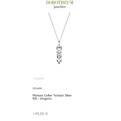 Markasit Collier "Sch&uuml;tze" Silber 925