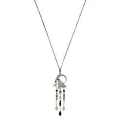 Markasit Collier "Steinbock" Silber 925