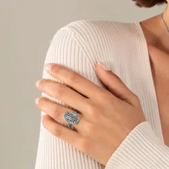 Markasit Ring Silber 925