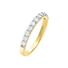 Memory Ring Gold 585 bicolor Brillanten 0,50 ct.