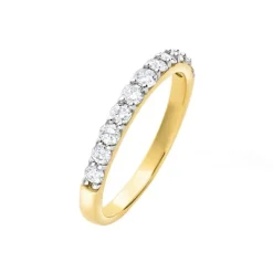 Memory Ring Gold 585 bicolor Brillanten 0,50 ct.