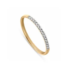 Memory Ring Ros&eacute;gold 585 "Soft Peach" Brillanten 0,10 ct.