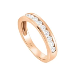 Memory Ring Ros&eacute;gold 585 Brillanten 0,50 ct