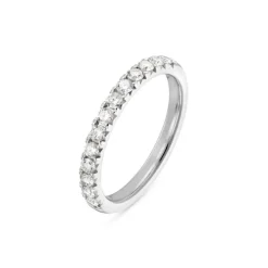 Memory Ring Wei&szlig;gold 585 Brillanten 0,50ct.