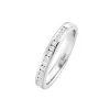 Memory Ring Wei&szlig;gold 585 Brillanten 0,25 ct.