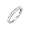 Memory Ring Wei&szlig;gold 585 Brillanten 0,25 ct.