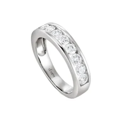 Memory Ring Wei&szlig;gold 585 Brillanten 1,00 ct.