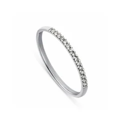 Memory Ring Wei&szlig;gold 585 Brillanten 0,10 ct.