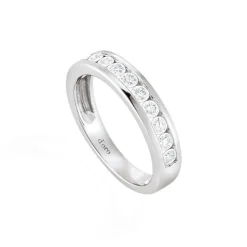 Memory Ring Wei&szlig;gold 585 Brillanten 0,50 ct.