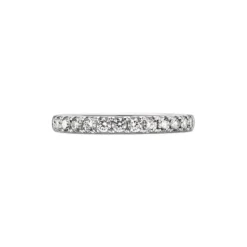 Memory Ring Wei&szlig;gold 585 Brillanten 0,50ct.
