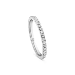 Memory Ring Wei&szlig;gold 585 Brillanten 0,39 ct.