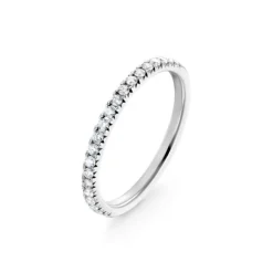 Memory Ring Wei&szlig;gold 585 Brillanten 0,25ct.