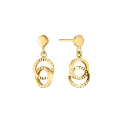 Ohrh&auml;nger "circles" Gold 585