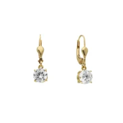 Ohrh&auml;nger Gold 585 Zirkonia