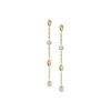 Ohrh&auml;nger "Seasonal Sparkle" Stahl Zirkonia gold ionenplattiert