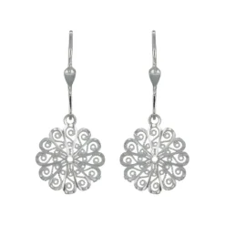Ohrh&auml;nger Silber 925 tlw. diamantiert